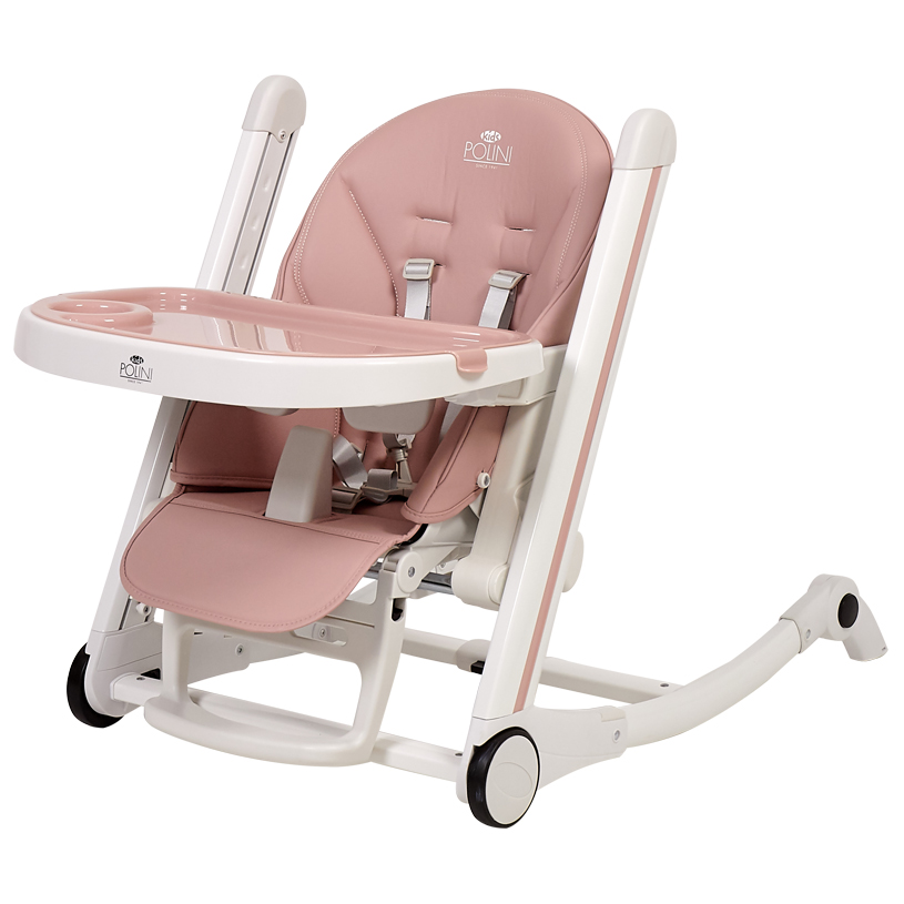 Стульчик для кормления polini kids mirum 590 розовый