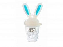 Roxy Kids Ниблер для прикорма BUNNY TWIST с поворотным механизмом добавления прикорма. Цвет голубой.					