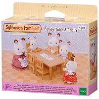 Sylvanian families Набор "Обеденный стол с 5-ю стульями"					