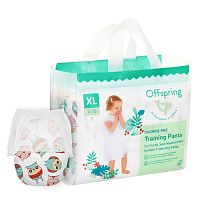 Offspring Трусики-подгузники, XL 12-20 кг. 30 штук / расцветка Совы					