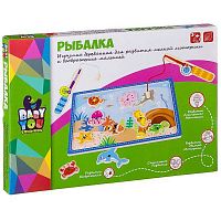 Bondibon Игрушка деревянная, Рыбалка, в коробке 29.5x22x0.8 см., арт. TKF040					