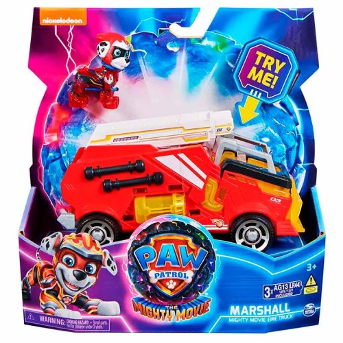 игрушка Paw Patrol Игровой набор Машинка с фигуркой Маршалл,18 см